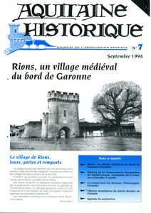 Couverture de  N°007 septembre 1994